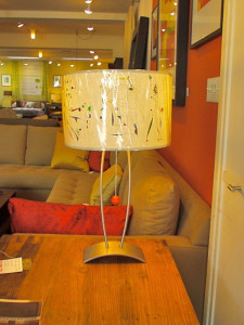 Jake Table Lamp Custom Shade $375