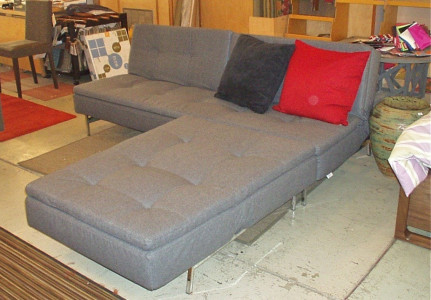 Dublexo Shown As Sectional.  Chair $745 Plus Sofa $1313 In Ifelt Grey Polyester.