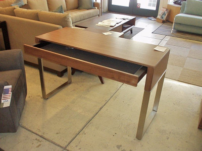 Cascadia Console/Laptop Desk With Drawer In Walnut  29.25H X 47.75”W X 19.25”D   $1245