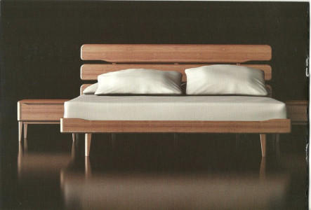 Currant Queen Platform Bed In Caramelized Bamboo $1799 Matching Nightstands $599 Each