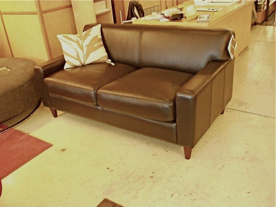 #321 Moroni Leather Love Seat $1299