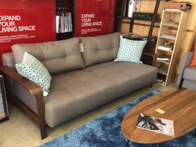 Queen Sofa/Bed With Wood Arms $2899