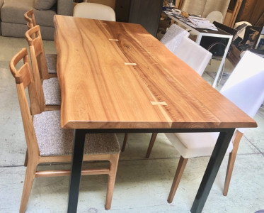 Solid Walnut Live Edge Dining Table 78&Quot;X 35&Quot;
Also Available At 68&Quot; For $1395